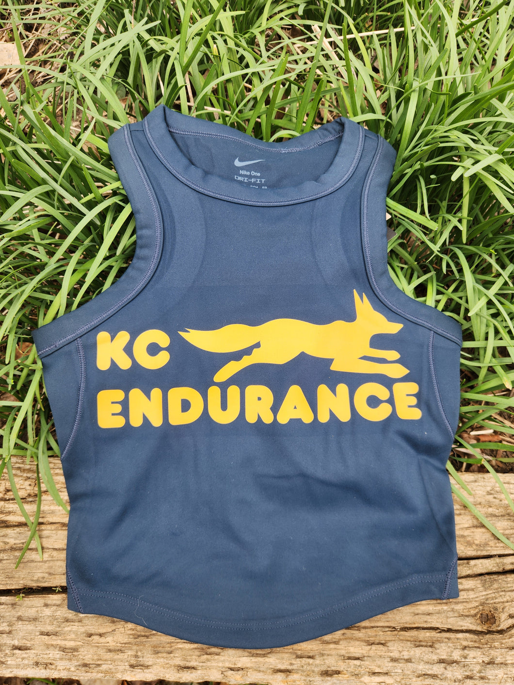 Speedy Navy Racing Crop